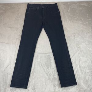 Purple Brand Jeans Men 34x33 P005 Black Slim Fit Button Fly Designer Stright Fit